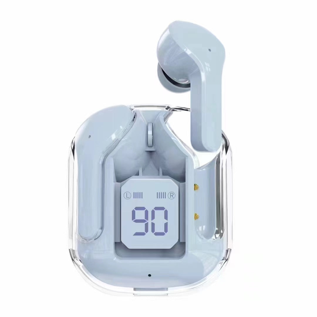 Transparent Bluetooth Earbuds – ENC Noise Cancelling Wireless Earphones