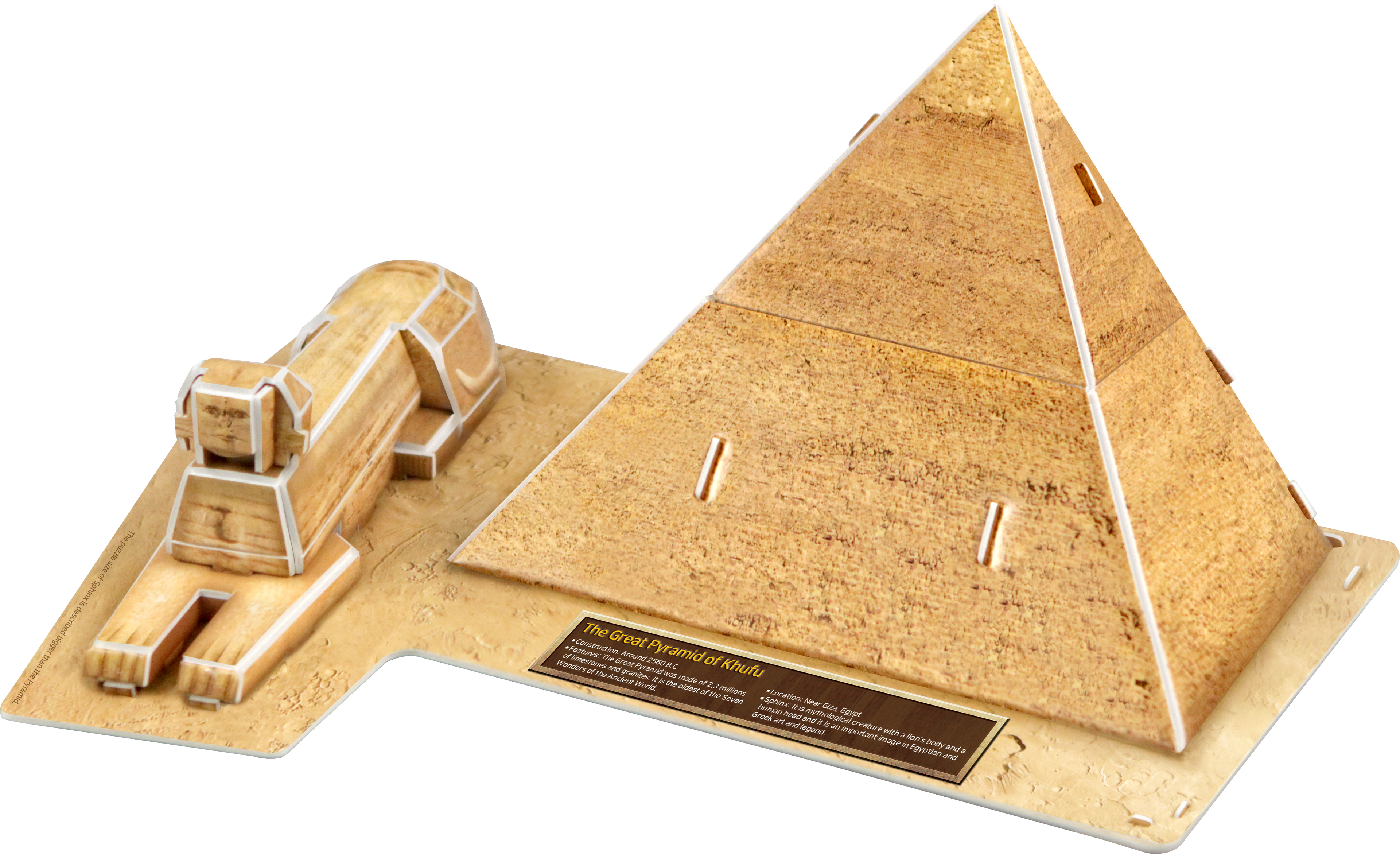 The Great Pyramid of Khufu 3D Puzzle Set – World History Junior