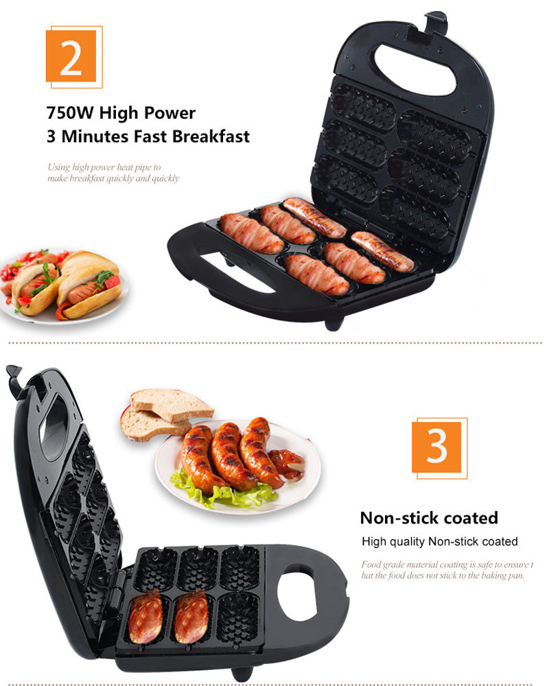 Electric Corn Dog Maker – Non-Stick Hot Dog & Sausage Cooker Kitchen Appliance