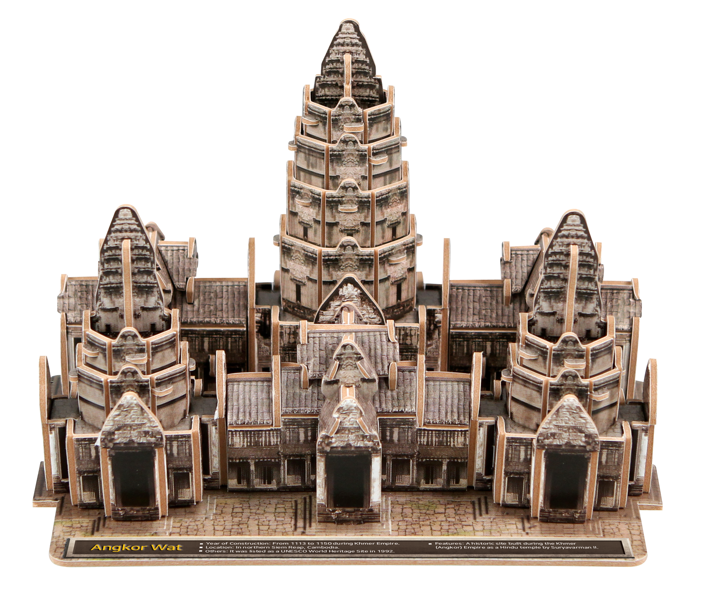 Angkor Wat 3D Puzzle Set – World History Junior Educational Model