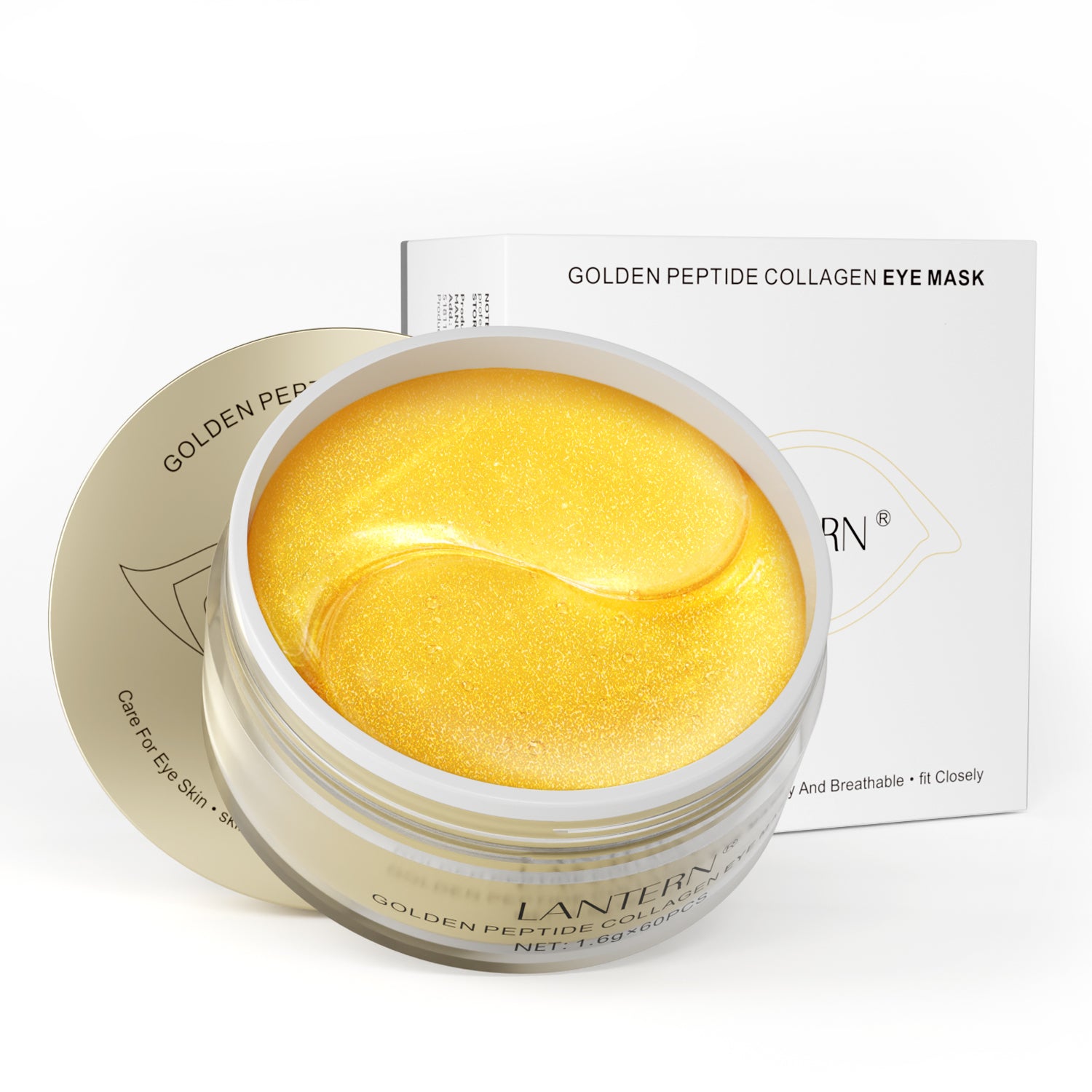 Collagen Golden Eye Patches – Hydrating Under Eye Mask (36 Pairs)