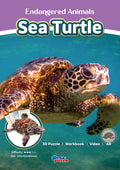 Sea Turtle 3D STEM Puzzle for Kids – Educational Marine Animal Kit with AR