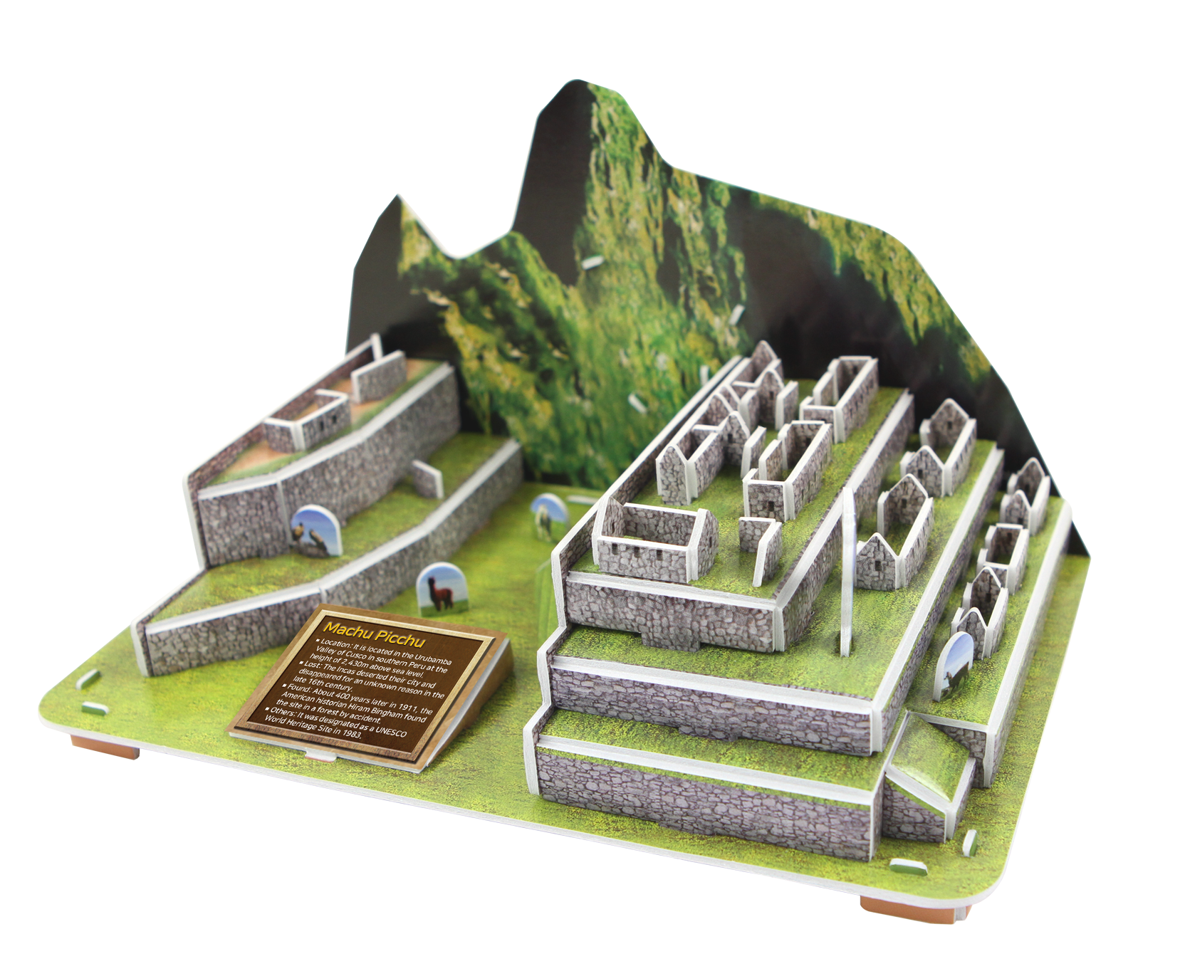 Machu Picchu 3D STEM Puzzle for Kids – World History Educational Model