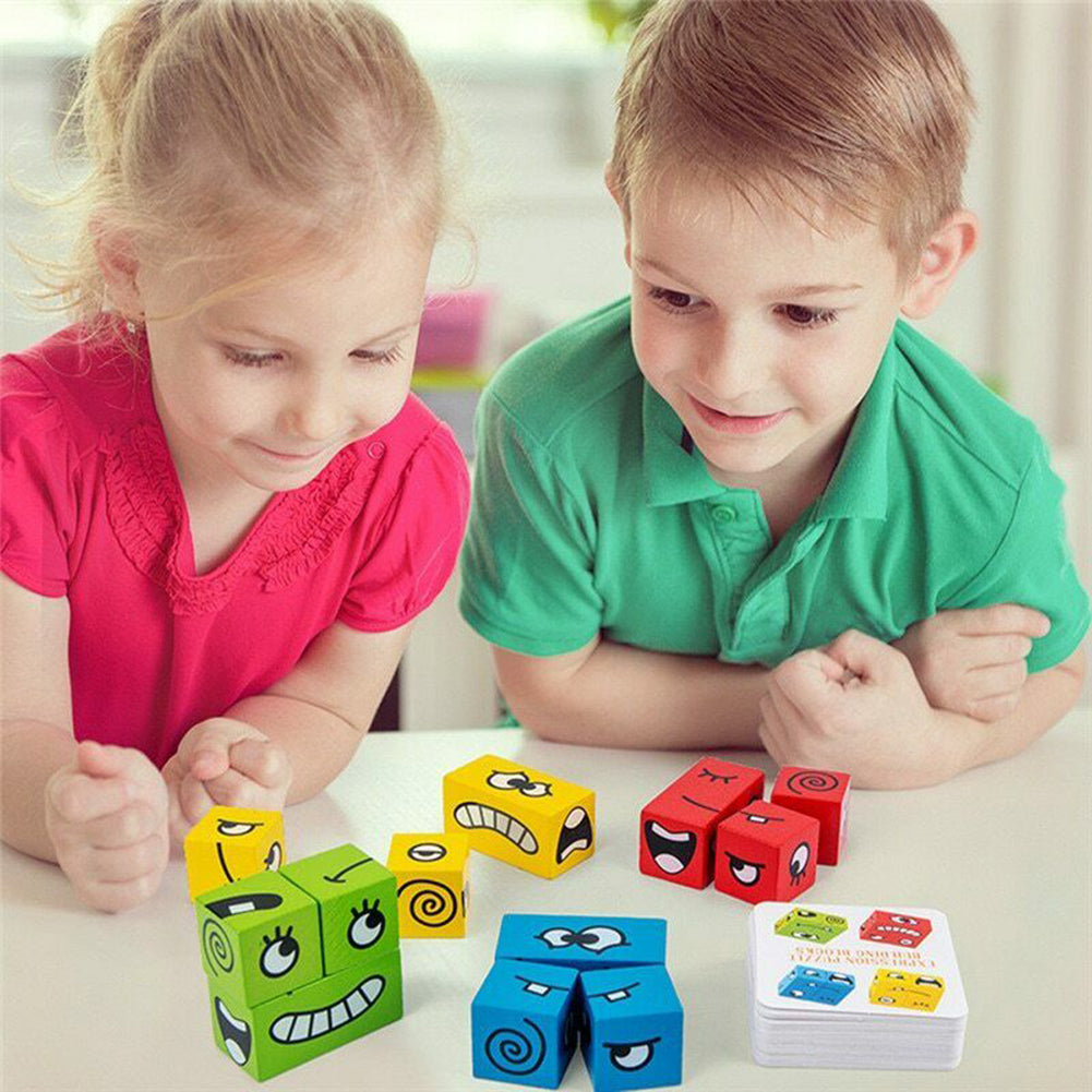 Face Change Puzzle Game for Kids – Educational Expression Matching Brain Toy