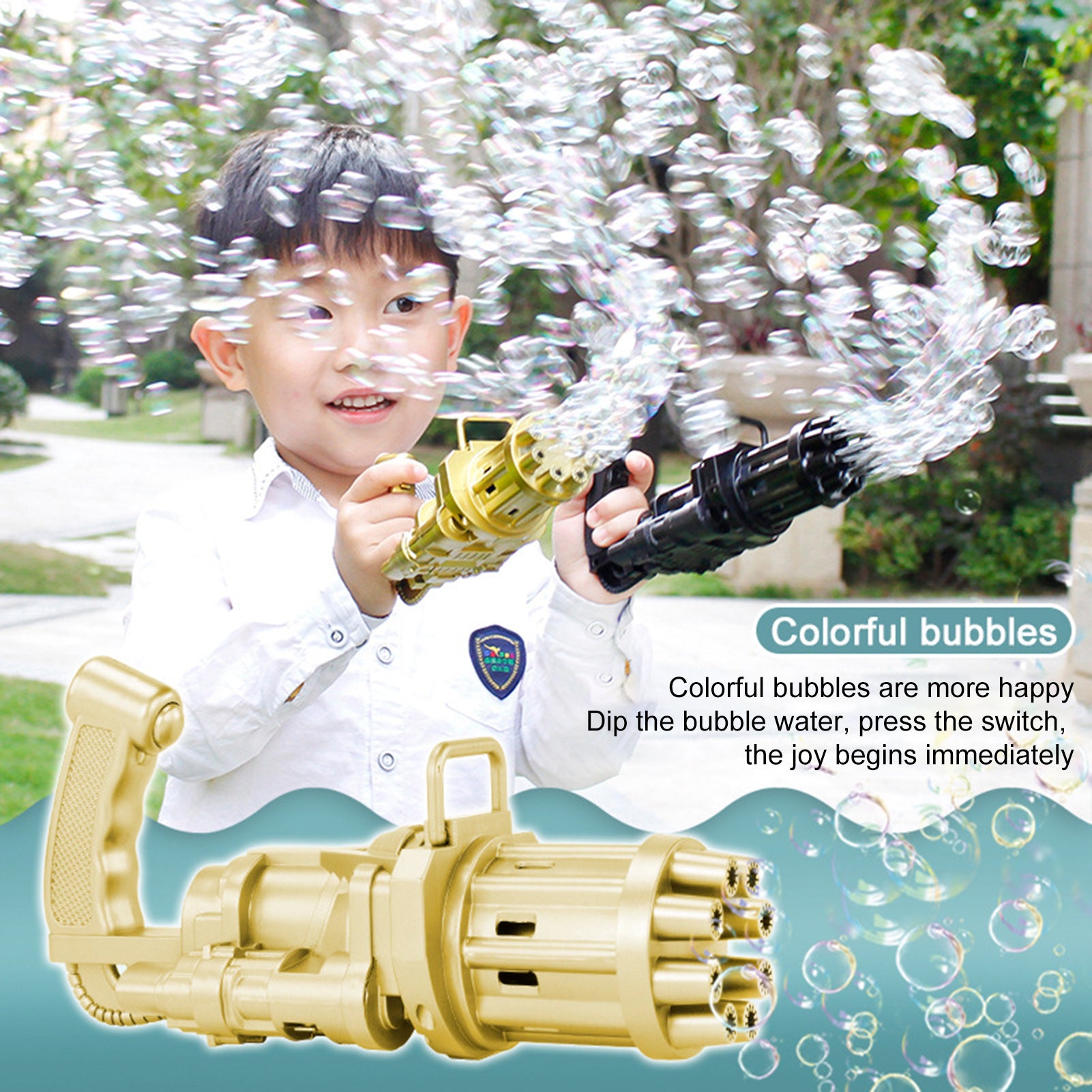 Kids Shark Water Gun Blaster – Automatic High Pressure Outdoor Summer Toy