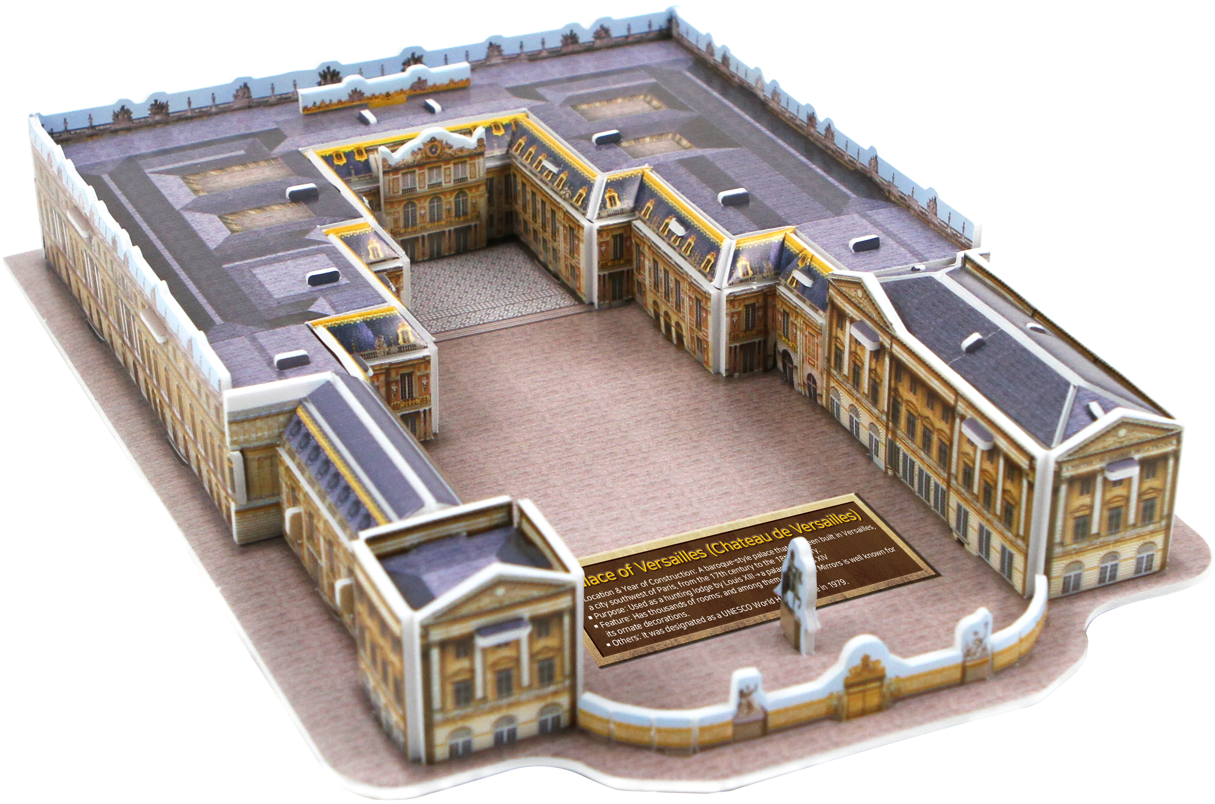 Palace of Versailles 3D STEM Puzzle for Kids – World History Educational Model