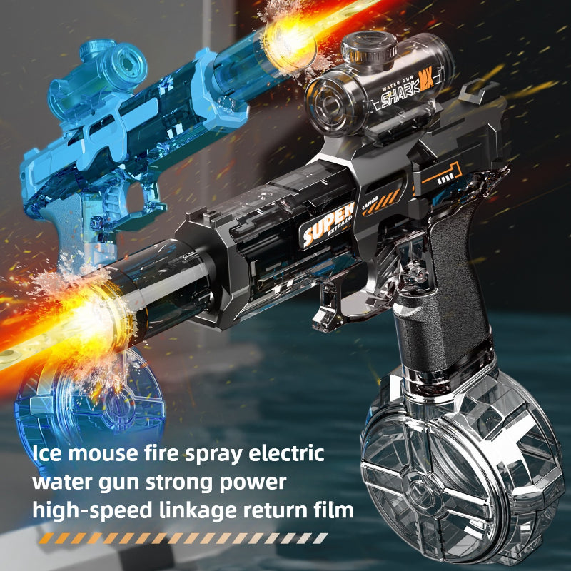 Electric Water Gun for Kids – Automatic LED Water Blaster Outdoor Toy