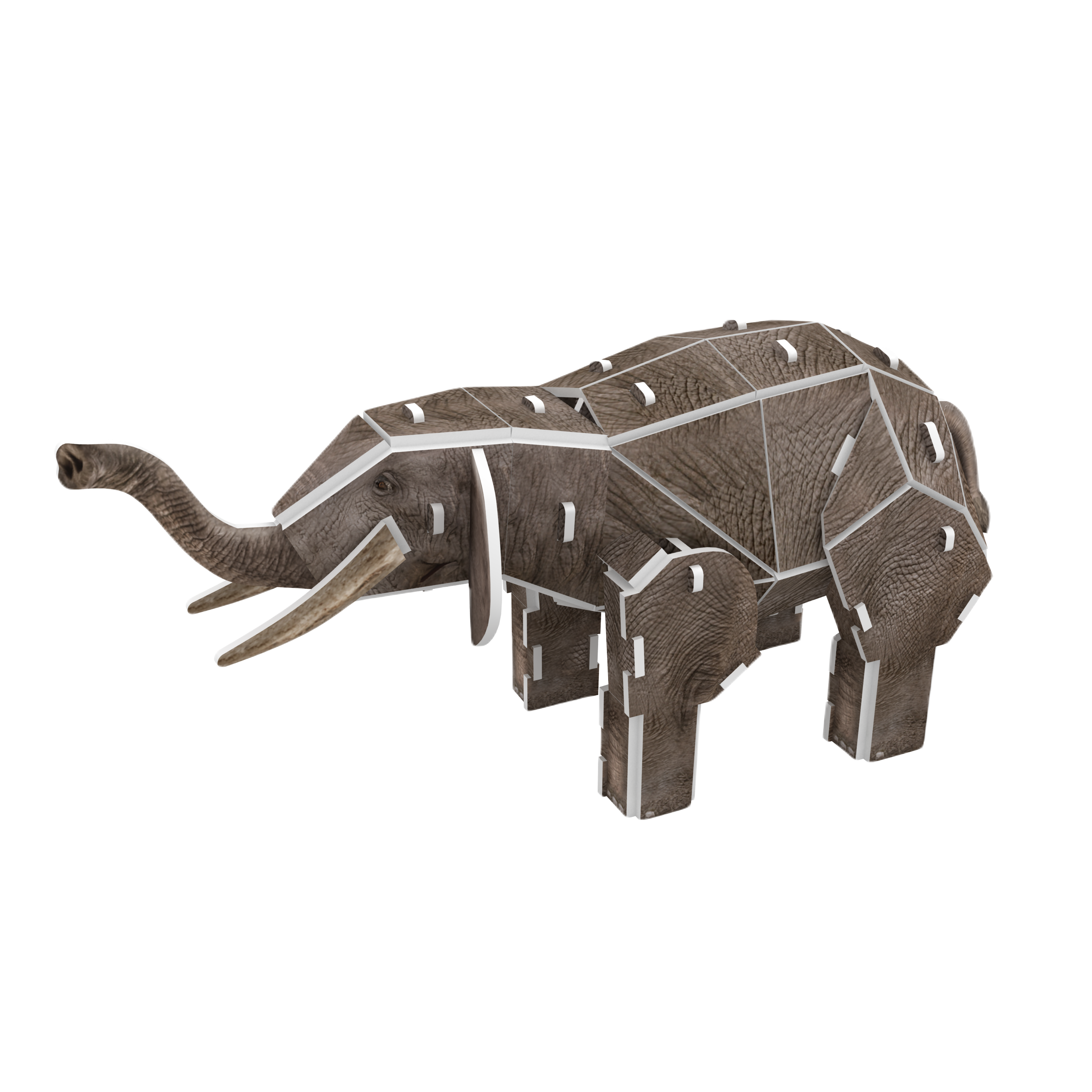 African Elephant 3D STEM Puzzle for Kids – Endangered Animals Educational Kit