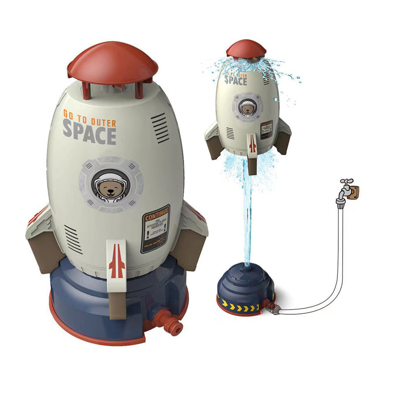 Kids Rocket Water Sprinkler Toy – Outdoor Garden Water Launch Toy