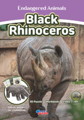 Black Rhinoceros 3D STEM Puzzle for Kids – Endangered Animals Educational Kit