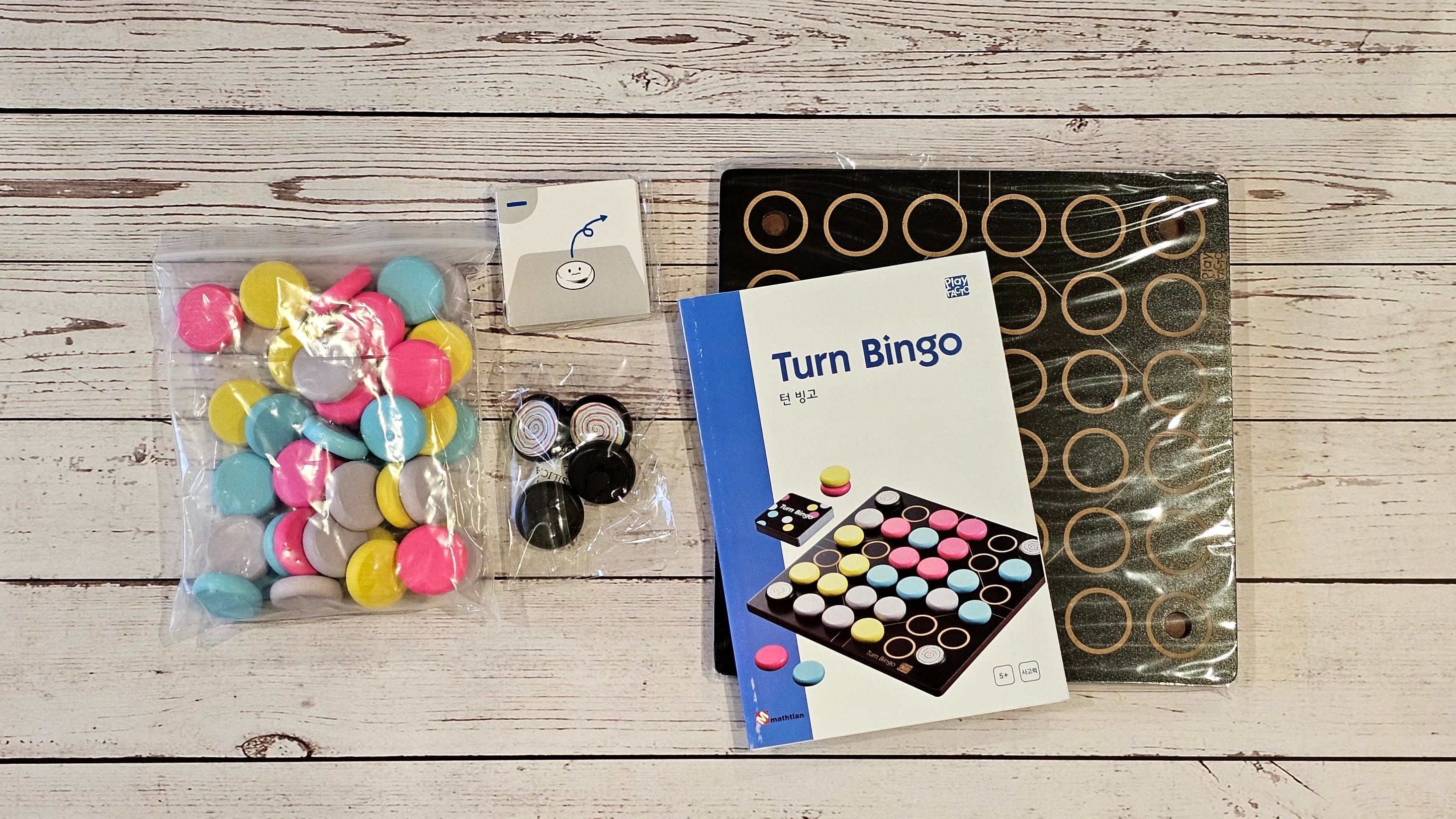 Turn Bingo Educational Board Game for Kids Ages 4+