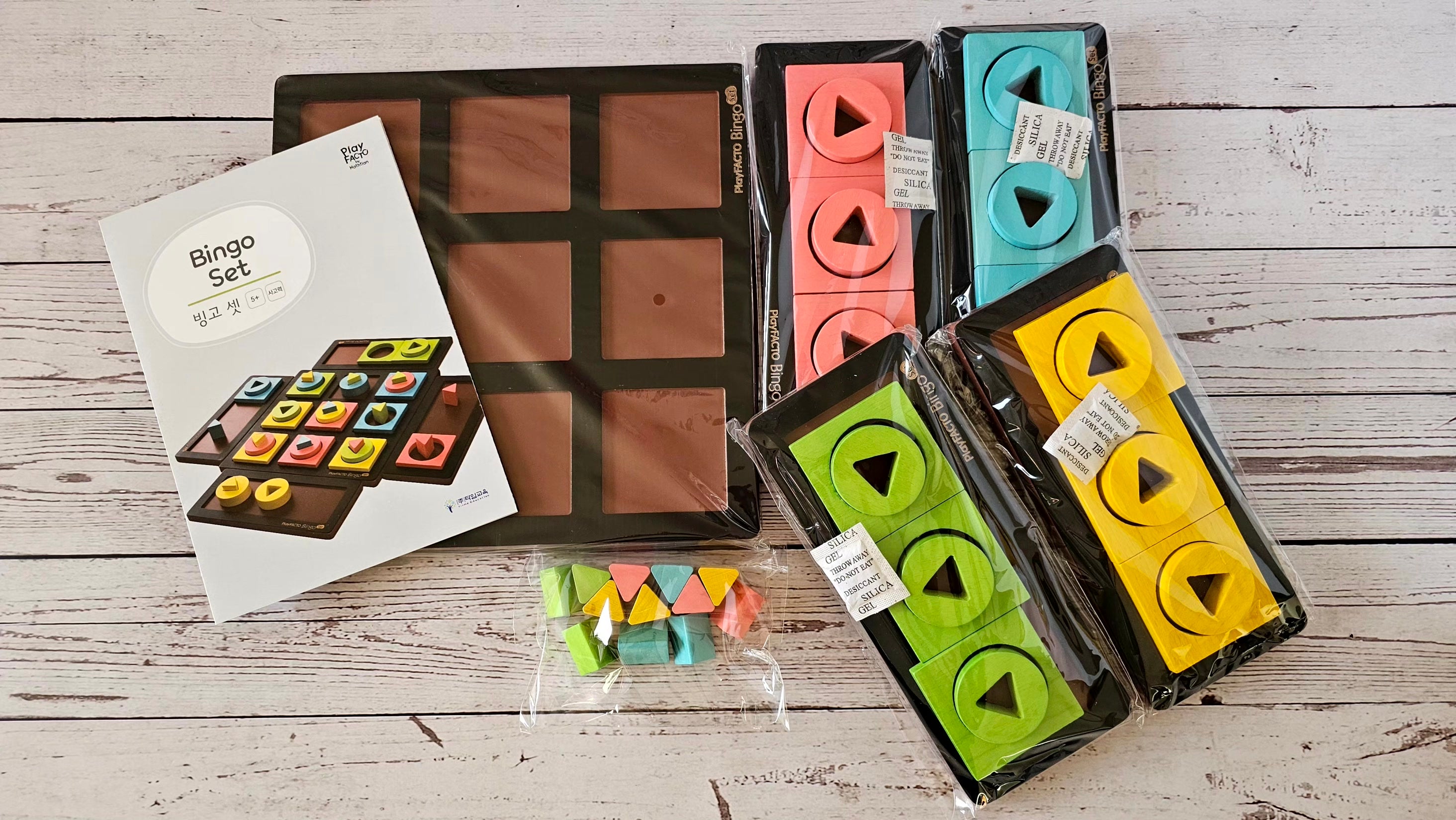 Bingo Set Shape Matching Game for Kids & Families Ages 5+ | PlayFACTO