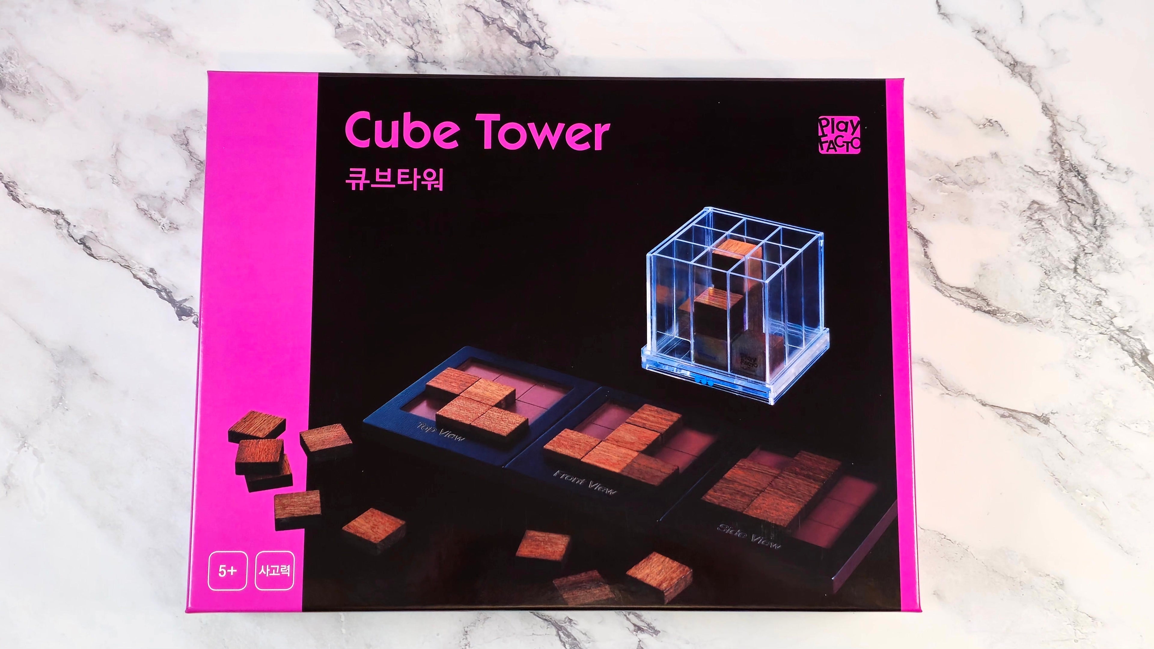 Cube Tower 3D Spatial Reasoning Game for Kids & Adults Ages 5+ | PlayFACTO