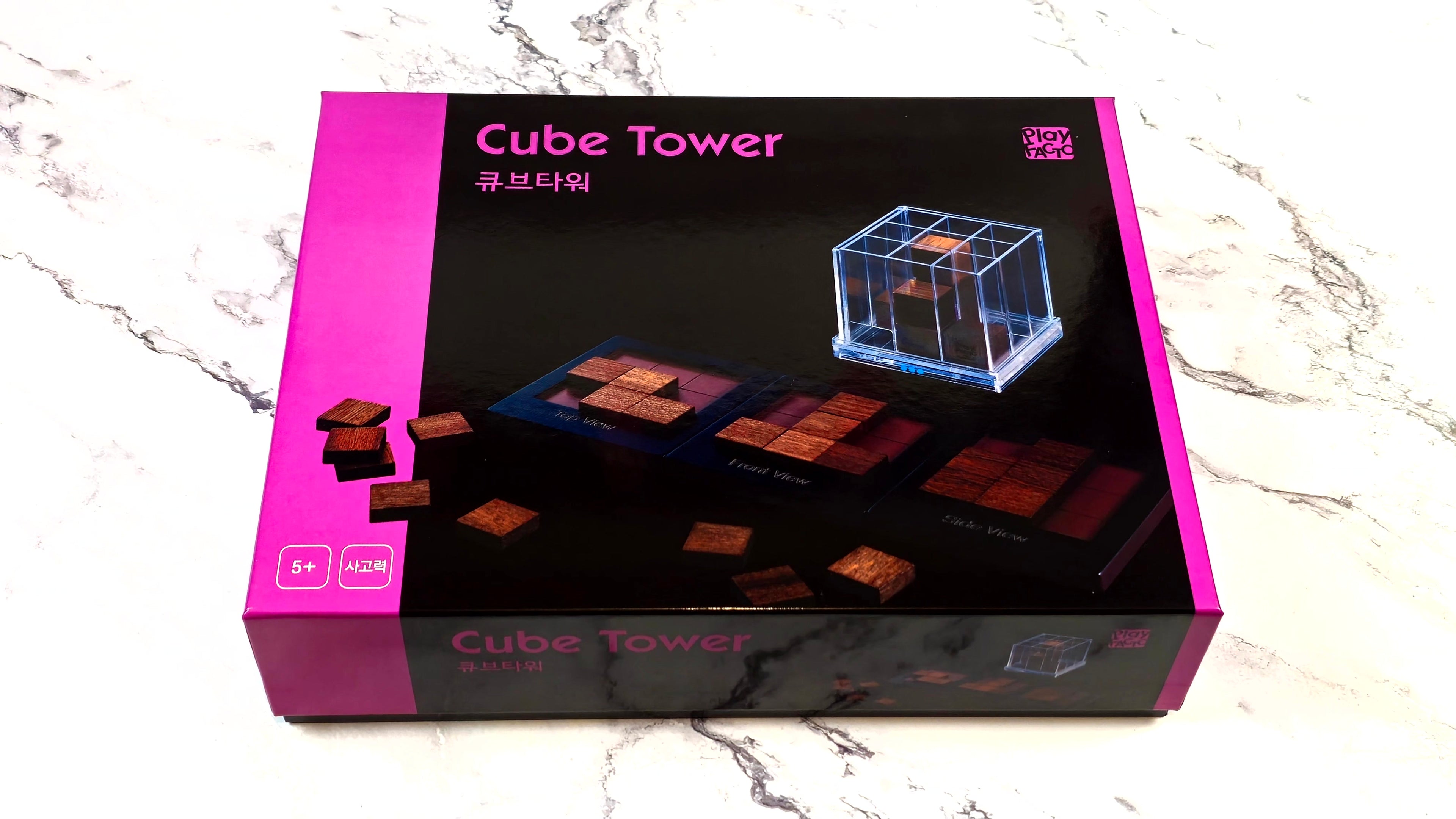Cube Tower 3D Spatial Reasoning Game for Kids & Adults Ages 5+ | PlayFACTO