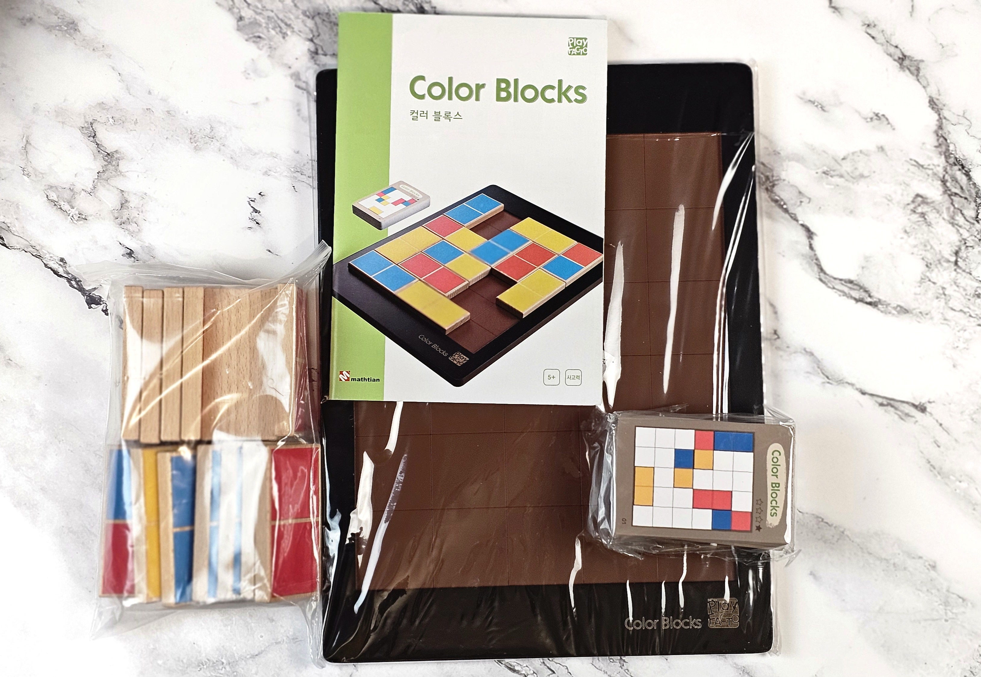 Color Blocks Pattern Matching Puzzle Game for Kids & Adults Ages 5+ | PlayFACTO