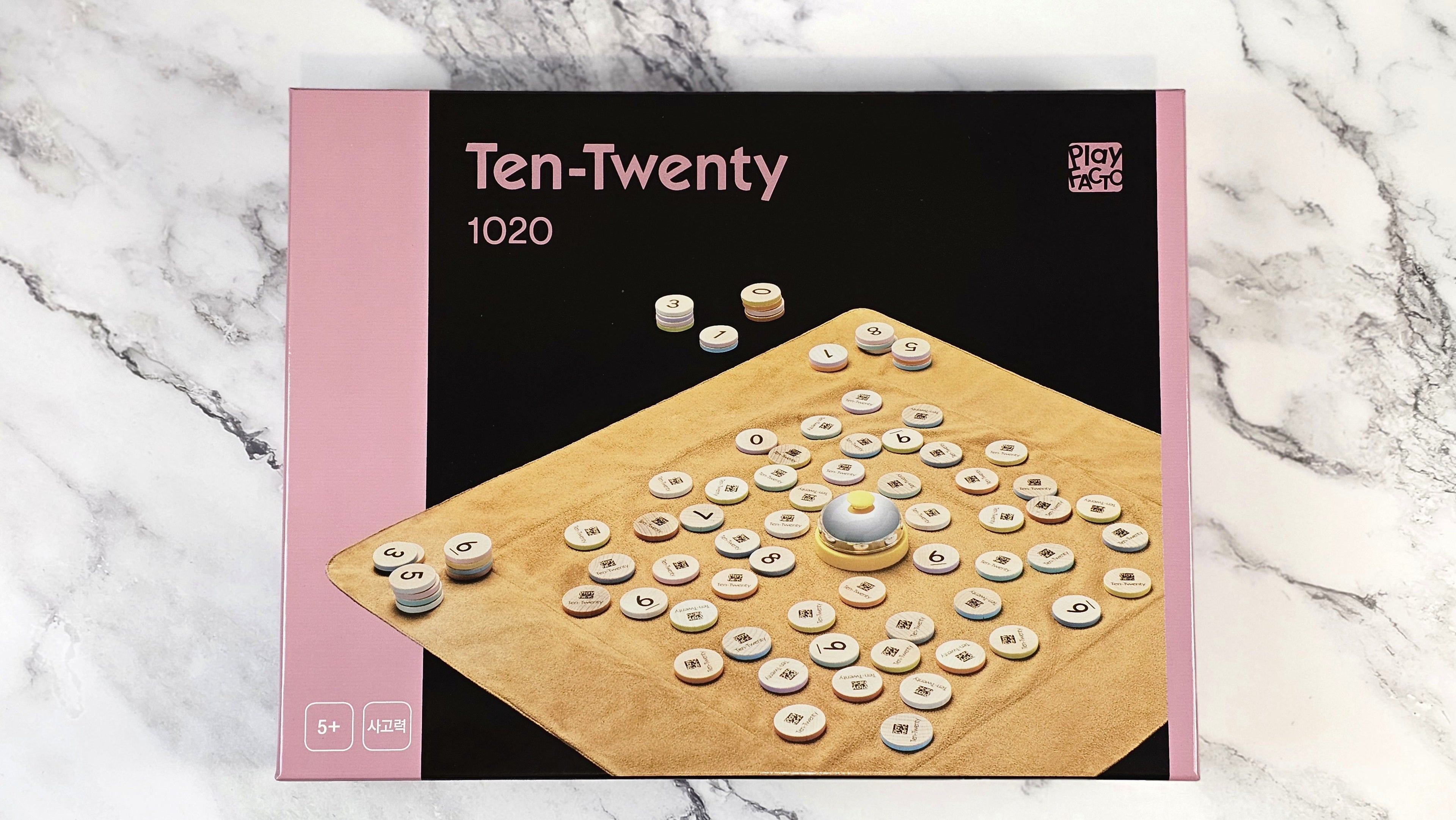 Ten-Twenty 1020 Number Matching Game with Bell for Kids & Adults Ages 5+ | PlayFACTO