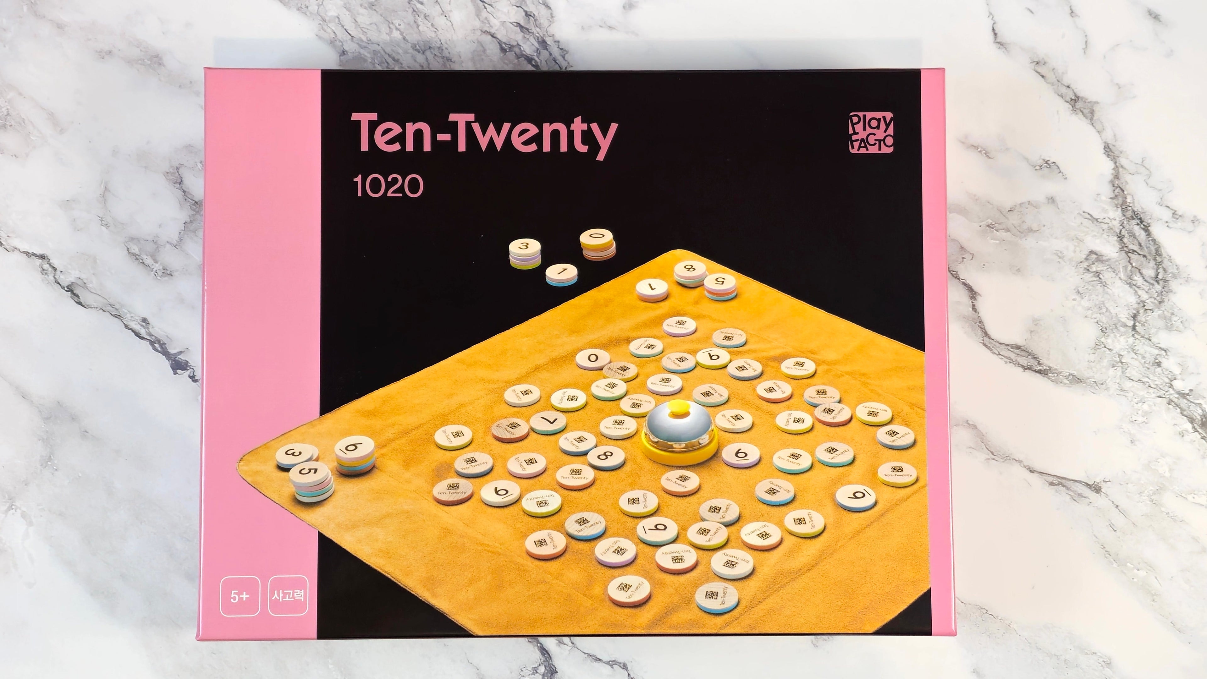 Ten-Twenty 1020 Number Matching Game with Bell for Kids & Adults Ages 5+ | PlayFACTO