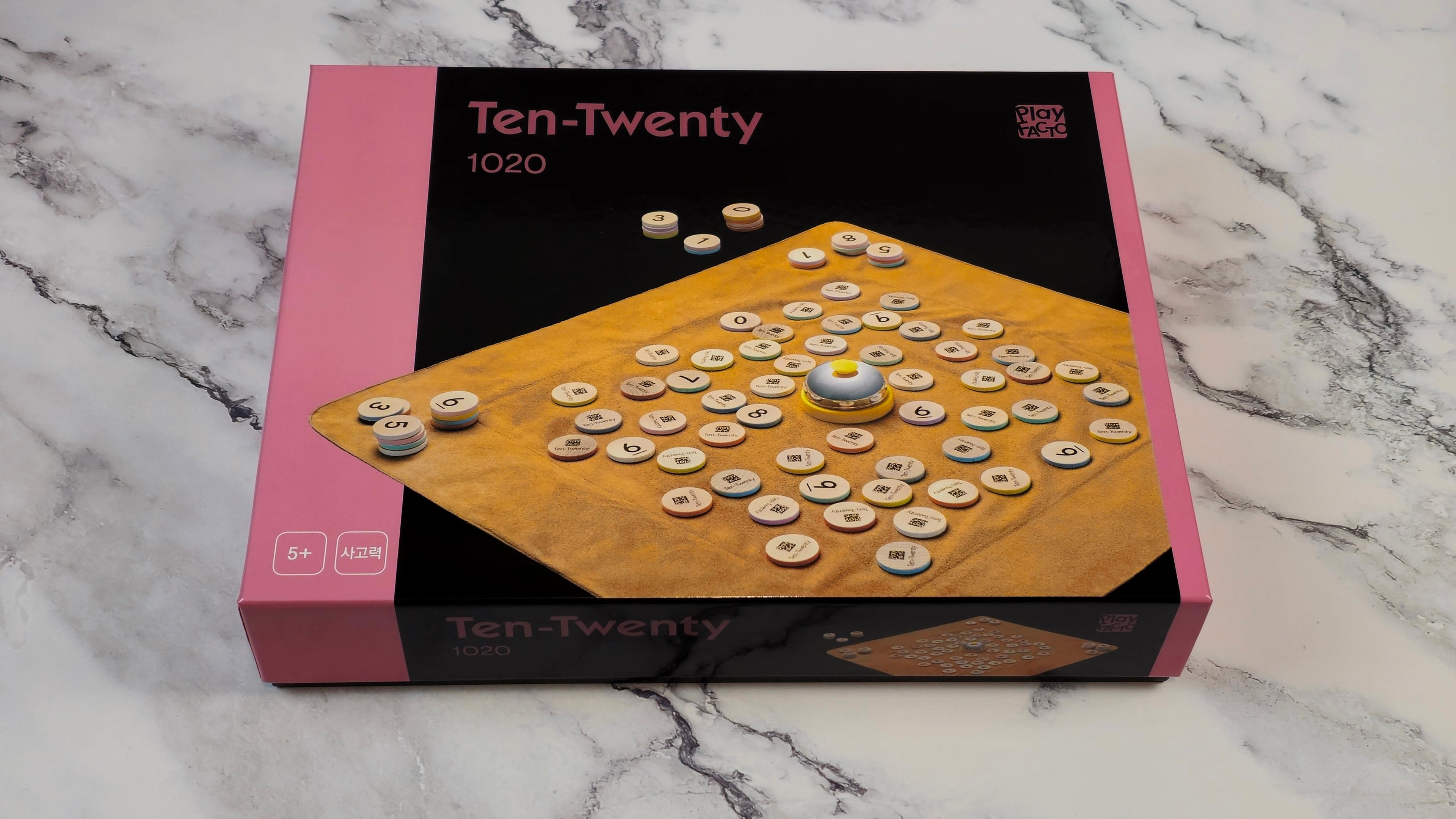 Ten-Twenty 1020 Number Matching Game with Bell for Kids & Adults Ages 5+ | PlayFACTO