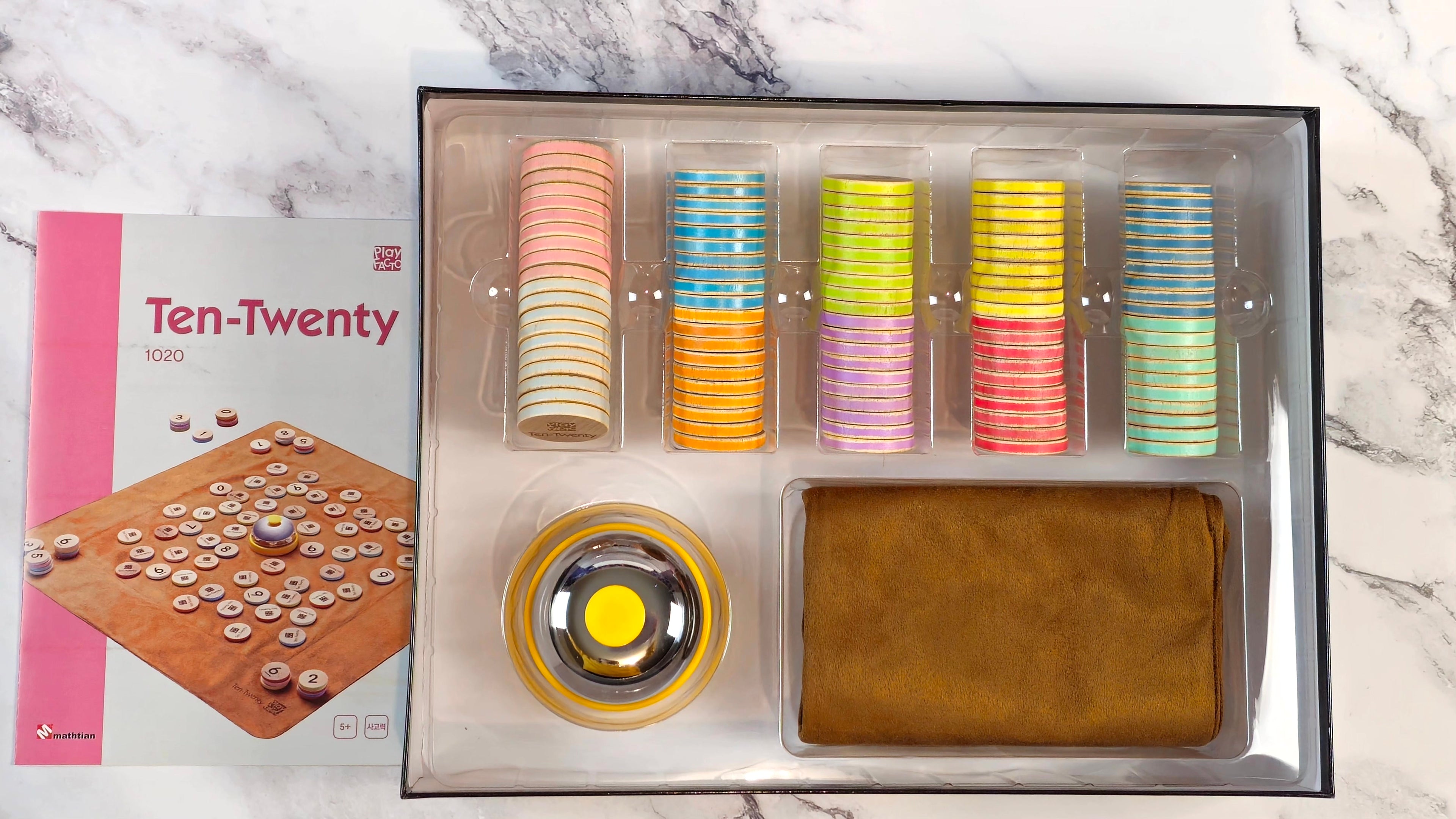 Ten-Twenty 1020 Number Matching Game with Bell for Kids & Adults Ages 5+ | PlayFACTO