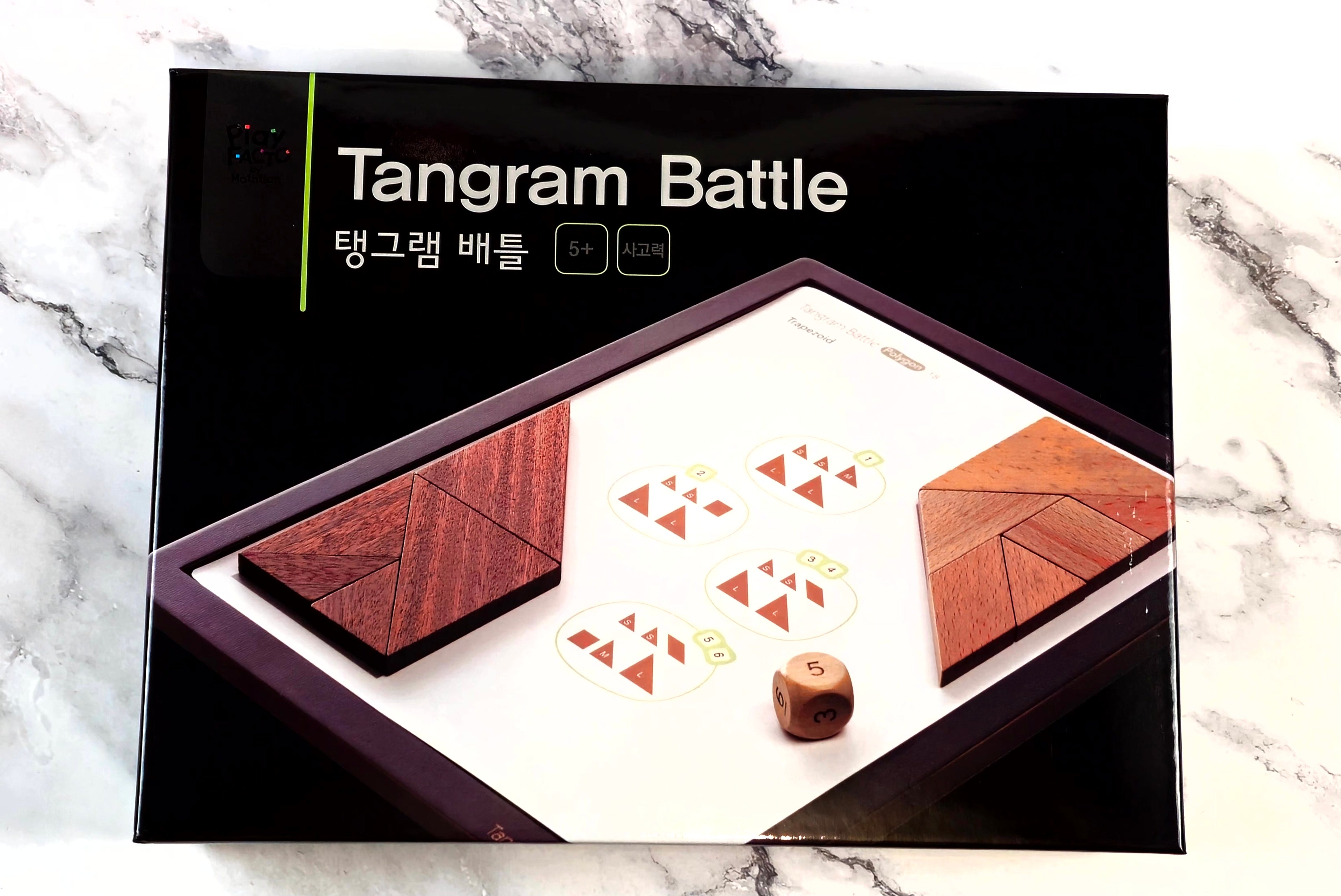Tangram Battle Wooden Shape Puzzle Game for Kids Ages 5+ | PlayFACTO