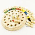 Montessori Wooden Color Matching Memory Game – Educational Learning Toy for Kids