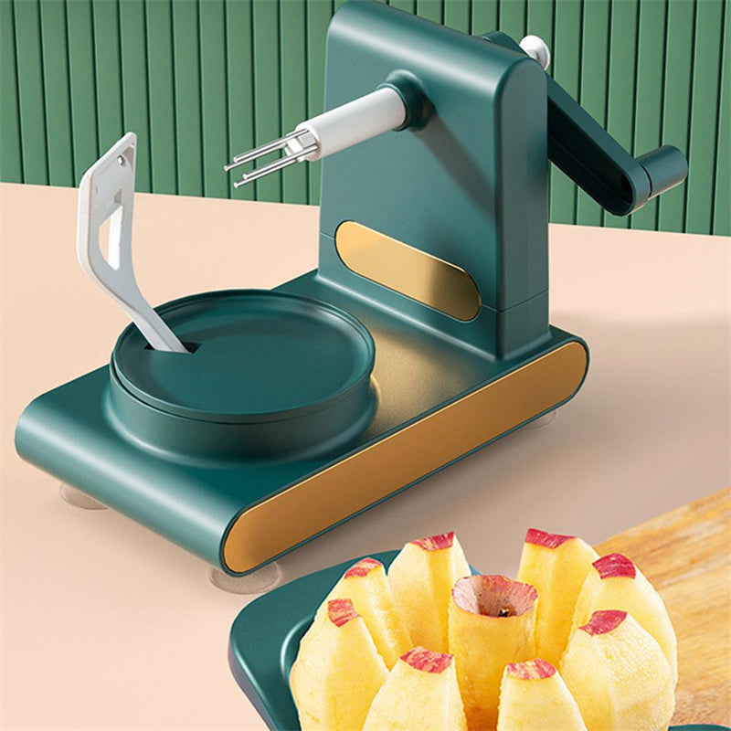 Manual Apple Peeler & Fruit Slicer – Hand Crank Vegetable Peeler Kitchen Gadget