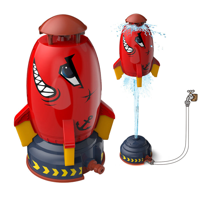 Kids Rocket Water Sprinkler Toy – Outdoor Garden Water Launch Toy