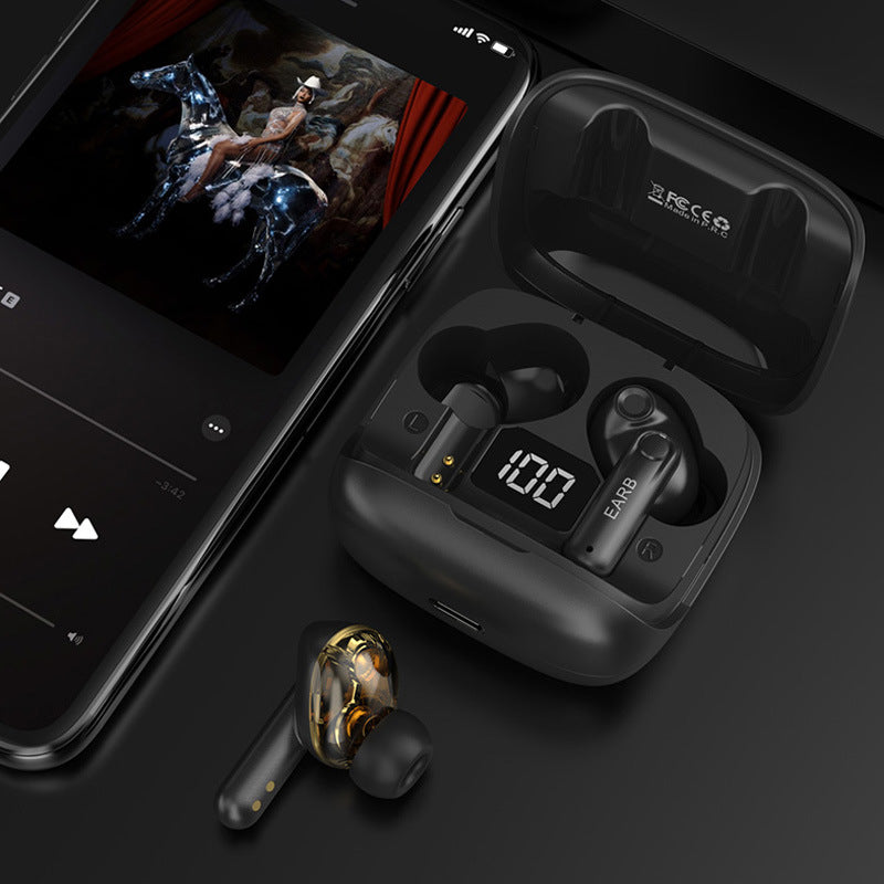 Transparent Bluetooth Earbuds – ENC Noise Cancelling Wireless Earphones
