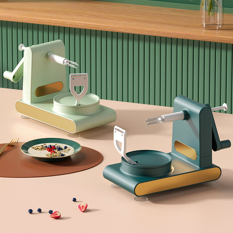 Manual Apple Peeler & Fruit Slicer – Hand Crank Vegetable Peeler Kitchen Gadget