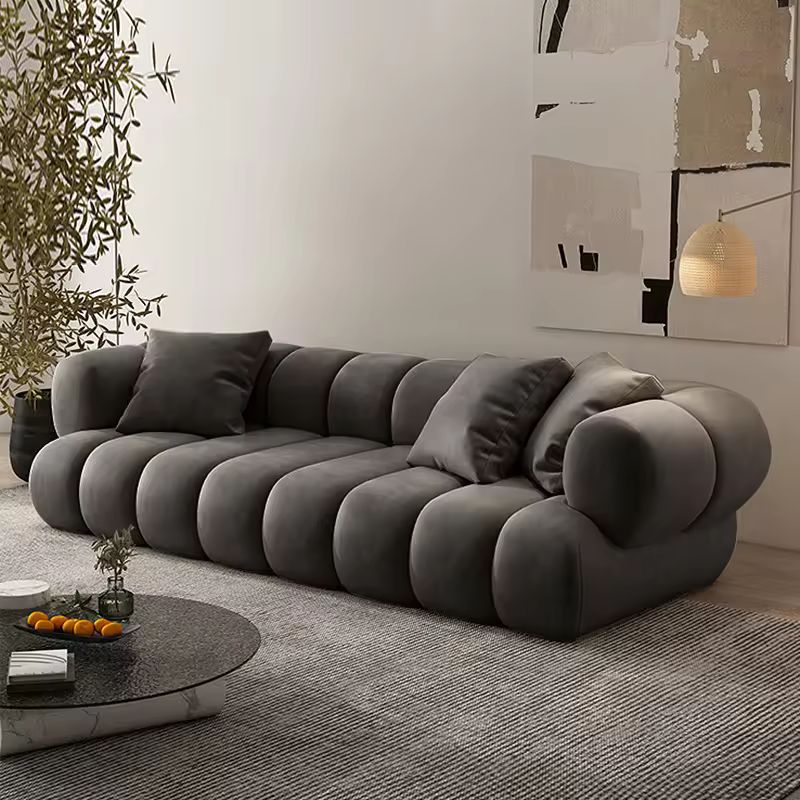 Modern L-Shape Velvet Sectional Sofa – Nordic Living Room Modular Couch