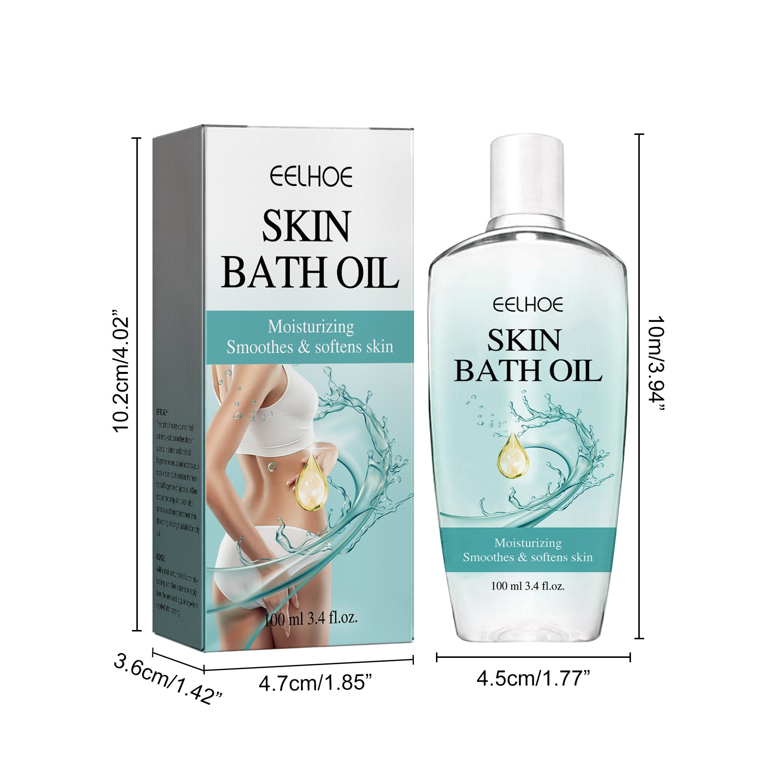 Moisturizing Bath & Body Oil – Hydrating Skin Care Shower Oil