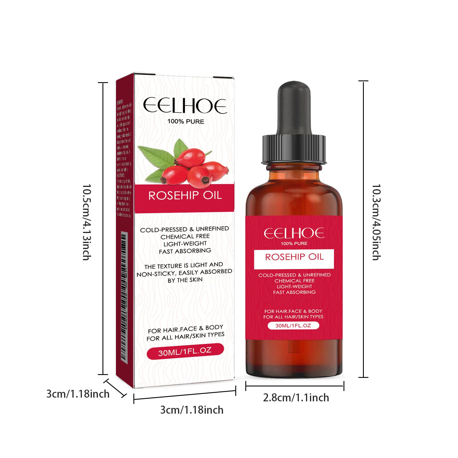Rosehip Oil – Natural Hydrating Face & Skin Care Oil