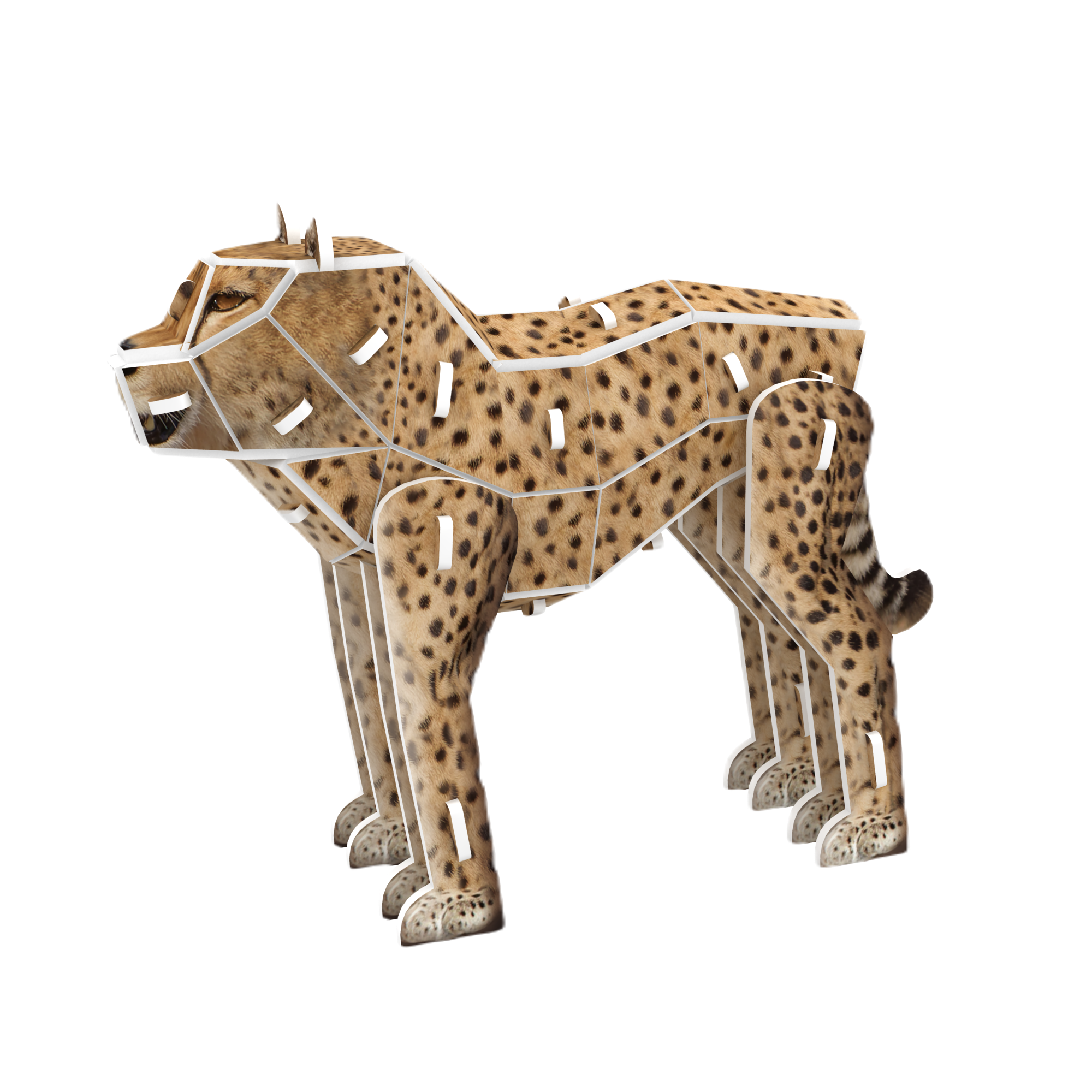 Cheetah 3D STEM Puzzle for Kids – Endangered Animals Educational Kit