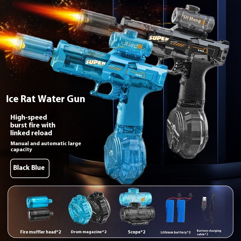 Electric Water Gun for Kids – Automatic LED Water Blaster Outdoor Toy