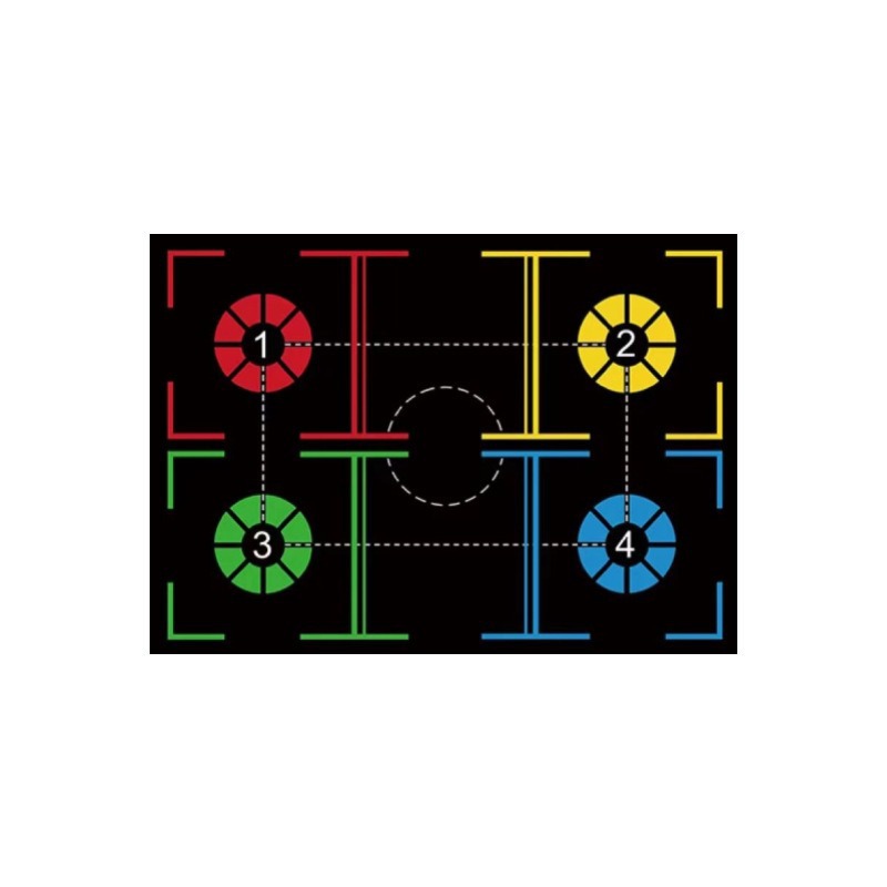 Kids Basketball Training Mat – Indoor Dribbling Footwork Practice Mat