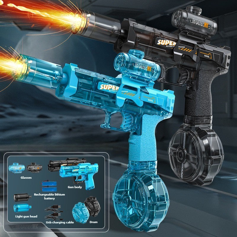 Electric Water Gun for Kids – Automatic LED Water Blaster Outdoor Toy