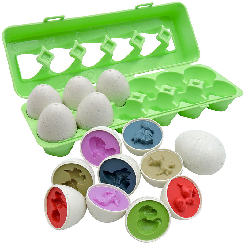 Montessori Egg Matching Toy for Kids – Educational Shape Sorting Learning Game