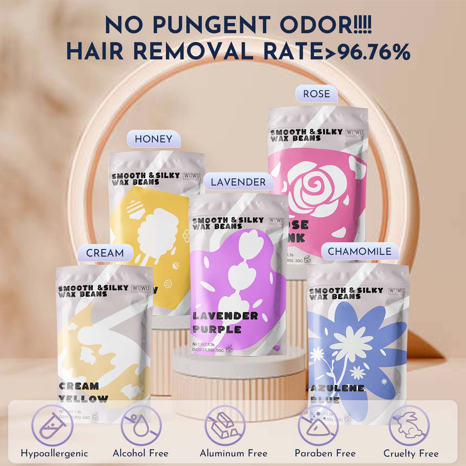 23-Piece Professional Waxing Kit With Wax Warmer.