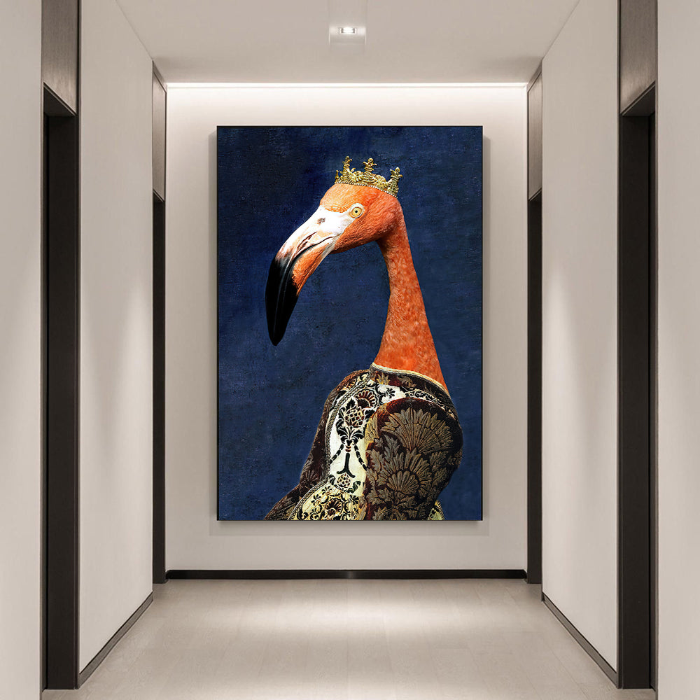 Black Deer Canvas Wall Art – Modern Wildlife Poster for Living Room Decor