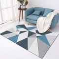 Modern Geometric Area Rug – Soft Living Room Carpet Decor