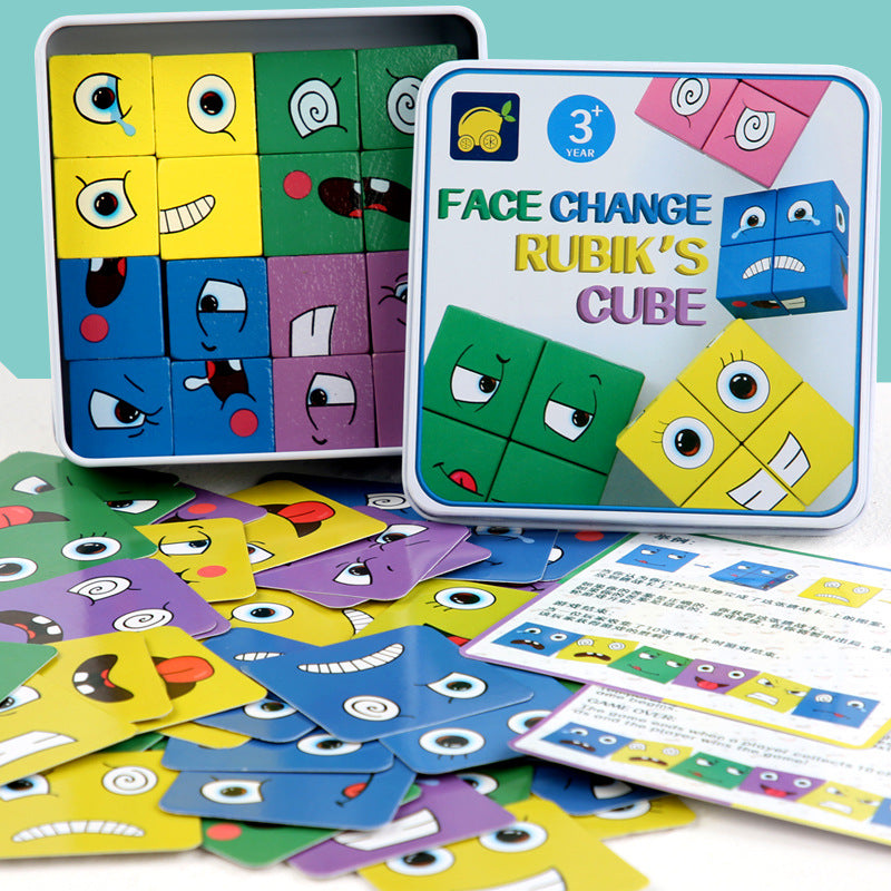 Face Change Puzzle Game for Kids – Educational Expression Matching Brain Toy