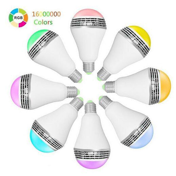 Smart LED Bluetooth Speaker Bulb – RGB Music Light Bulb with Wireless Speaker