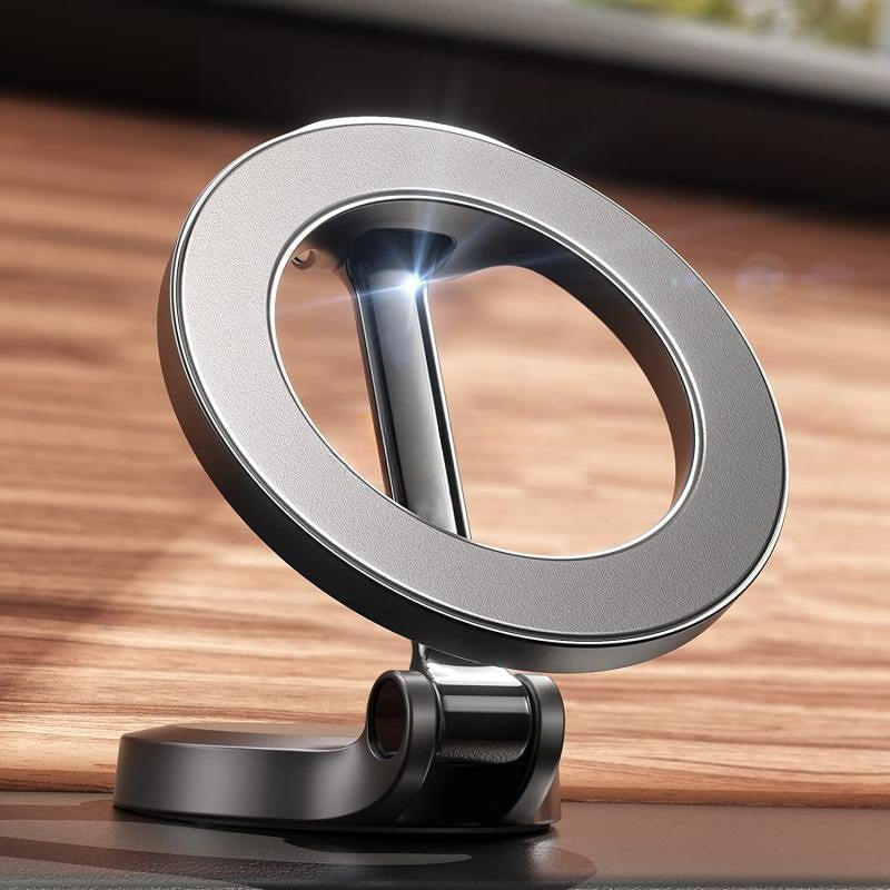 Magnetic Car Phone Mount – Foldable Dashboard Magnet Phone Holder