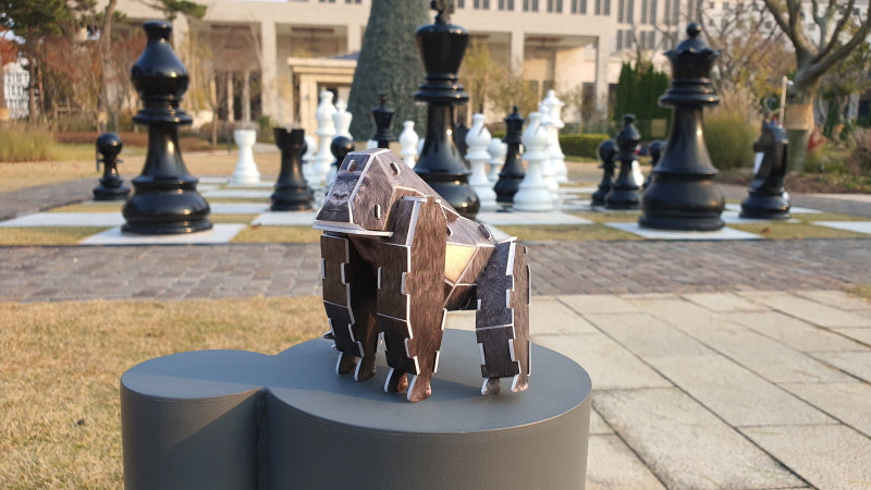 Gorilla 3D STEM Puzzle for Kids – Educational Animal Kit with AR