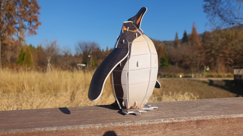 Emperor Penguin 3D STEM Puzzle for Kids – Educational Animal Kit with AR