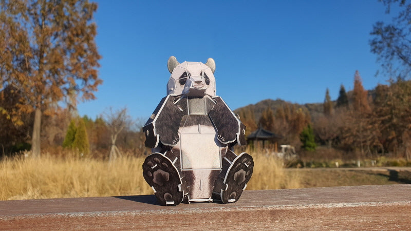 Giant Panda 3D STEM Puzzle for Kids – Educational Animal Kit with AR