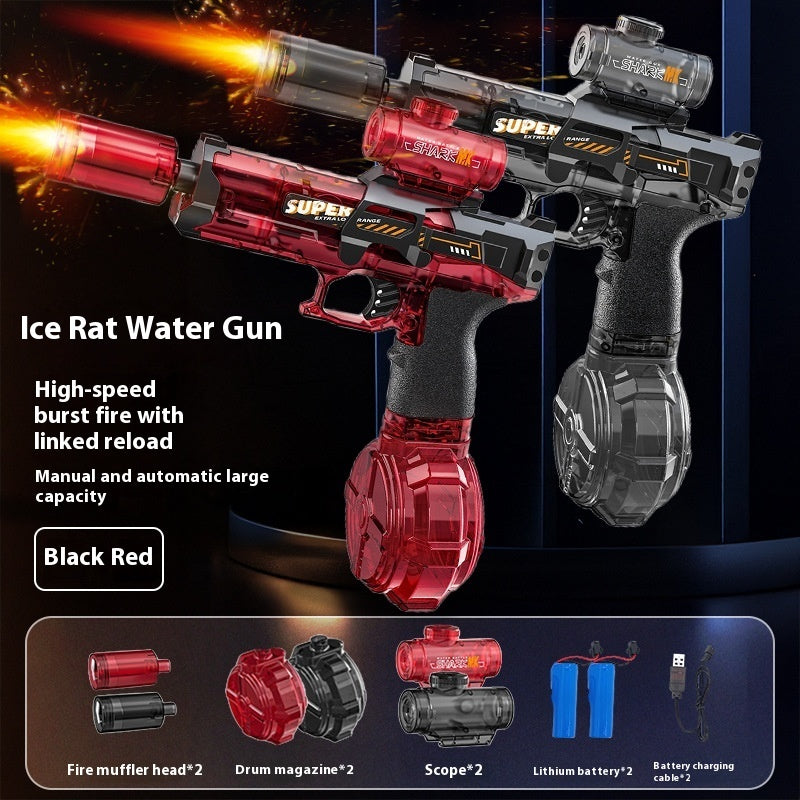 Electric Water Gun for Kids – Automatic LED Water Blaster Outdoor Toy