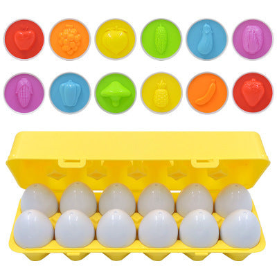 Montessori Egg Matching Toy for Kids – Educational Shape Sorting Learning Game