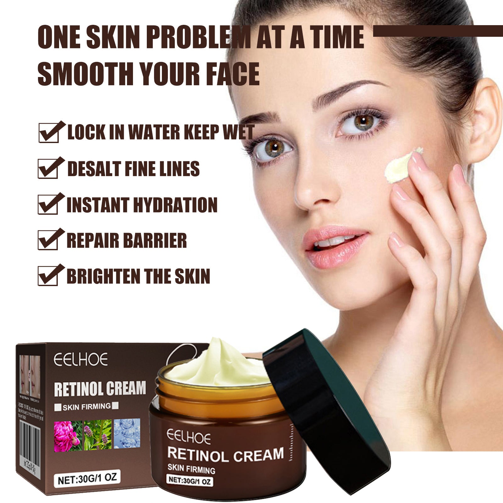 Retinol Anti-Aging Face Cream – Firming & Brightening Moisturizing Cream