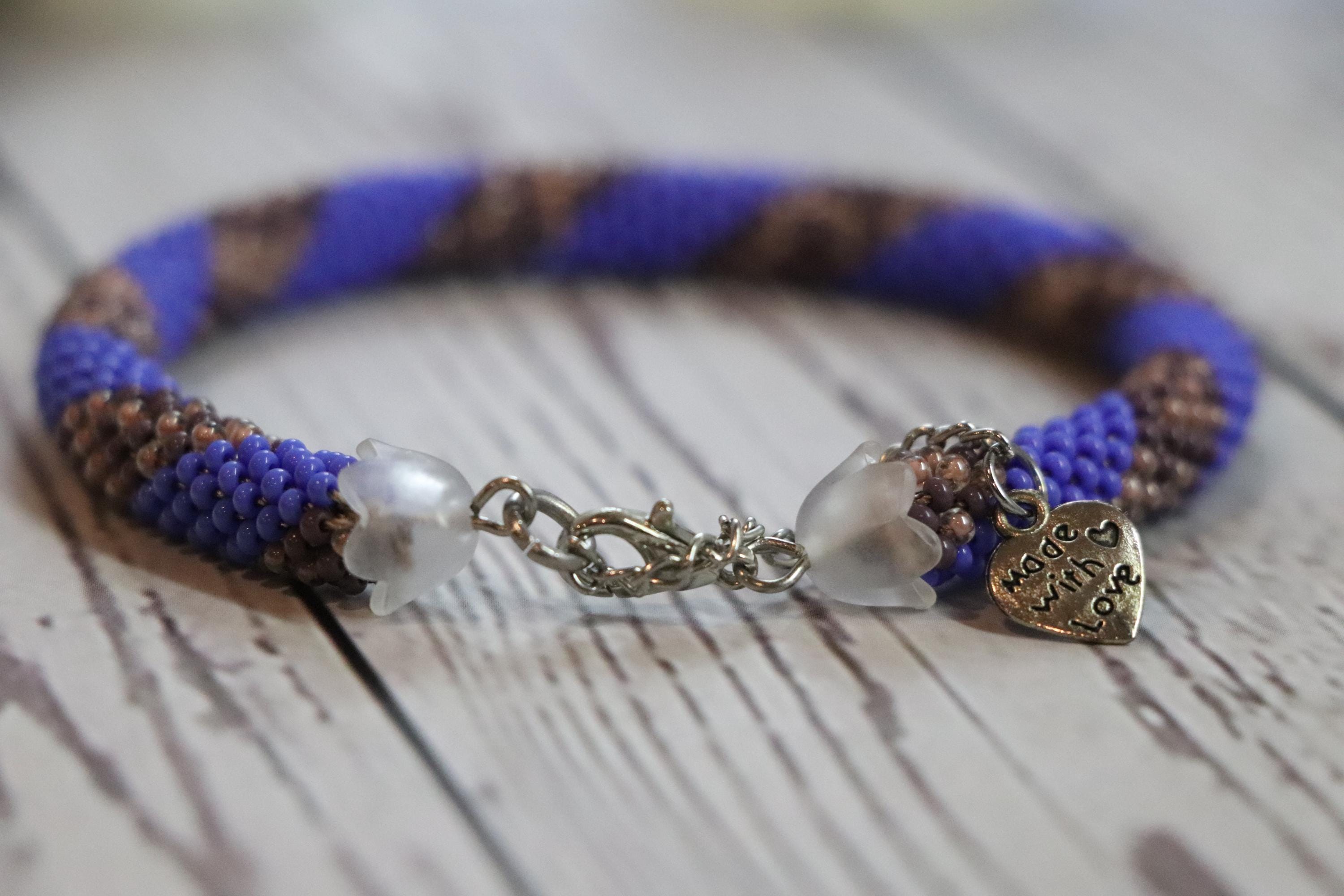 Blue&Brown Handmade Bracelet